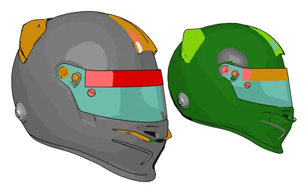Используйте шлем уменьшить вектор повреждения головного мозга плода или цветной иллюстрации — стоковый вектор