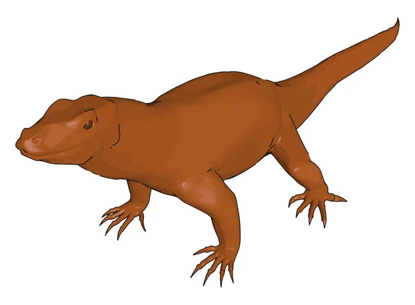 Dziecko dinozaur wektor lub kolor ilustracji — Wektor stockowy