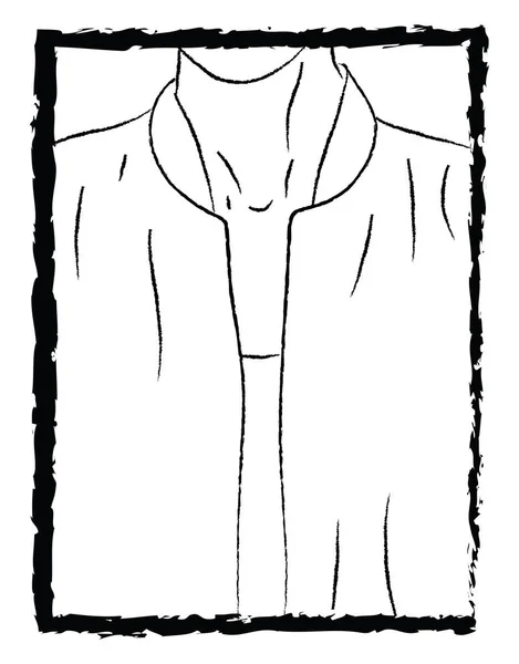 Vektor oder farbige Abbildung der Jacke eines Mannes — Stockvektor