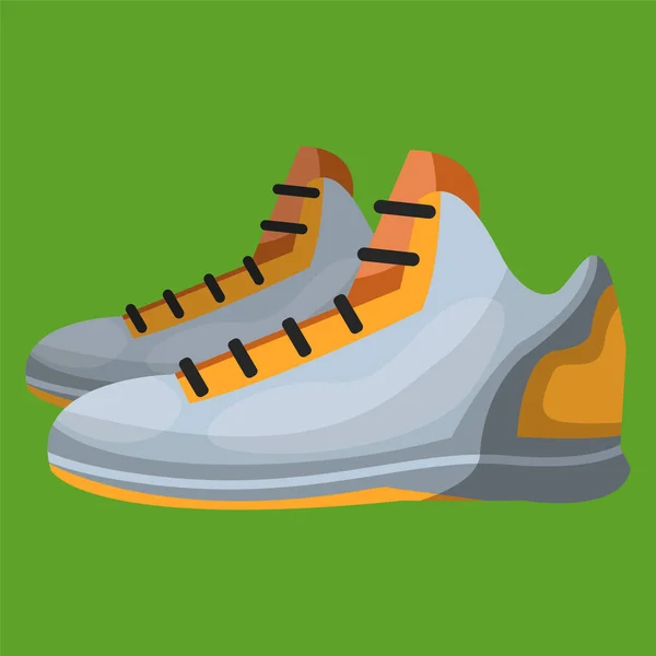 Sporty buty wektor ilustracja kolor. — Wektor stockowy