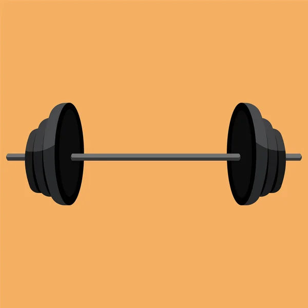 Dumbbell vector color illustration. — Stock Vector