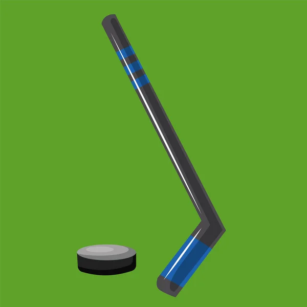 Hockey Stick vector ilustración de color . — Archivo Imágenes Vectoriales