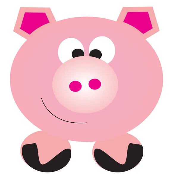 Piggybank para niños vector o ilustración de color — Vector de stock