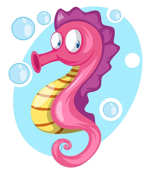 Ροζ ψάρια, απεικόνιση διανυσματικών χρωμάτων. — Διανυσματικό Αρχείο