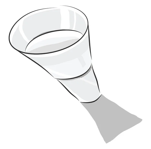 Vatten glas, vektor färg illustration. — Stock vektor