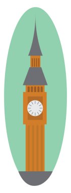 Büyük ben Londra vektör veya renk illüstrasyon