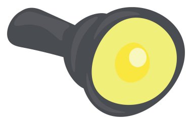 Vektör veya renkli Illustration aydınlatmak için bir flaş ışık