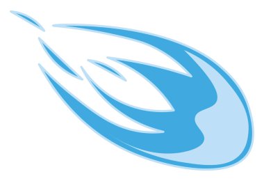 Dünya atmosferi vektör veya renk Illustration bir kuyruklu yıldız