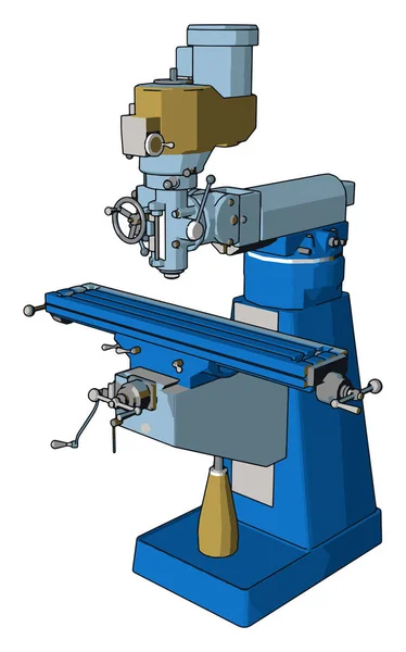 Blu Trapano Stampa Vettoriale Illustrazione Sfondo Bianco — Vettoriale Stock