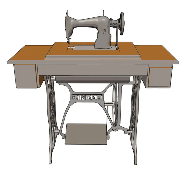 icono de vector de máquina de coser manual. simple ilustración del icono de  la máquina de costura manual para el diseño web aislado sobre fondo blanco.  11797450 Vector en Vecteezy