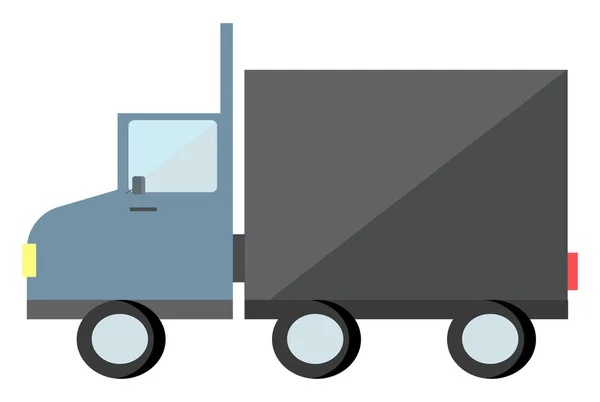 用于运输商业目的的货车矢量颜色图或插图 — 图库矢量图片