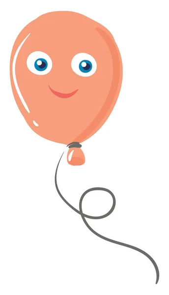 Vector Globo Flotante Rosa Ilustración Color — Vector de stock