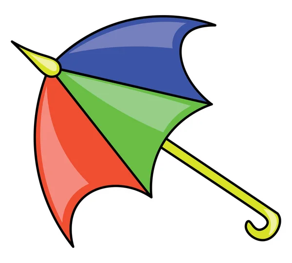 五颜六色的孩子伞向量或颜色例证 — 图库矢量图片