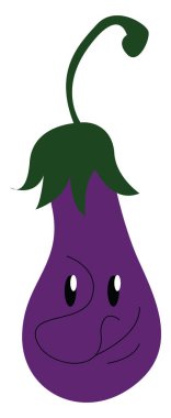 Mutlu yüzlü patlıcan 