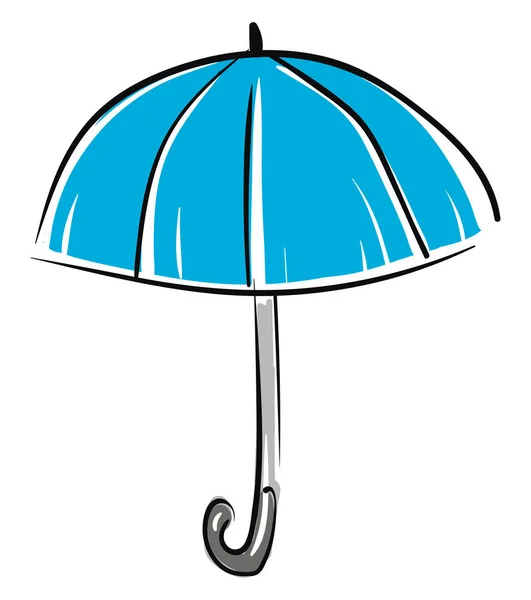 Mavi Şemsiye Llüstrasyonu — Stok Vektör