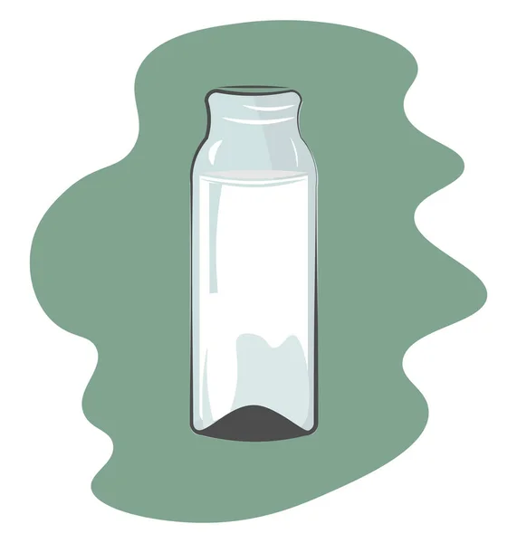 Drawing of a baby's milk bottle vector or color illustration — Stock Vector