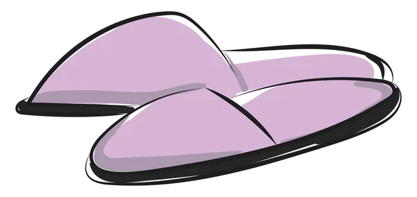 Gesloten teen Unisex indoor slippers/tapijt slippers/slaapkamer beschikt — Stockvector