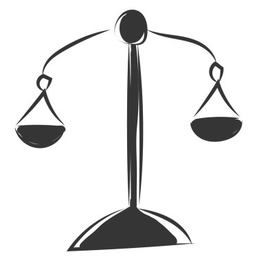 Eski bir ölçek vektörü veya renk çizimi