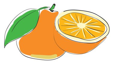 Portakal suyu vektör veya renk illüstrasyon taze konteyner