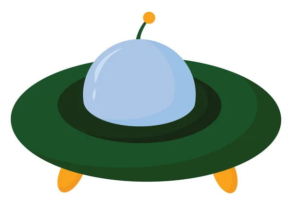 Clipart van een UFO-vector of kleur illustratie — Stockvector