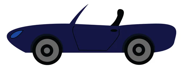 Donanma cabriolet vektör illüstrasyon — Stok Vektör