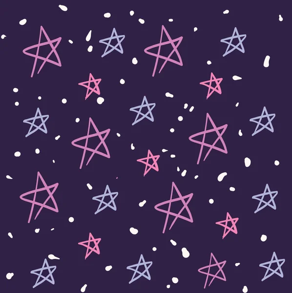 Rosa stjärnor bakgrund illustration vektor på vit bakgrund — Stock vektor