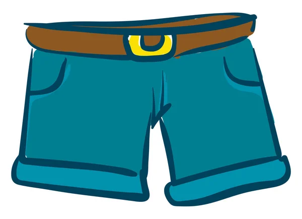Comfortabele shorts vector of kleur illustratie — Stockvector
