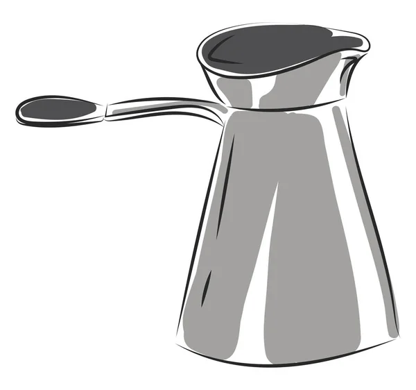 Kaffeemaschinen-Vektor oder Farbabbildung — Stockvektor