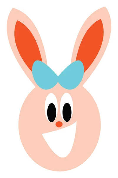 Fille lapin vecteur ou illustration couleur — Image vectorielle