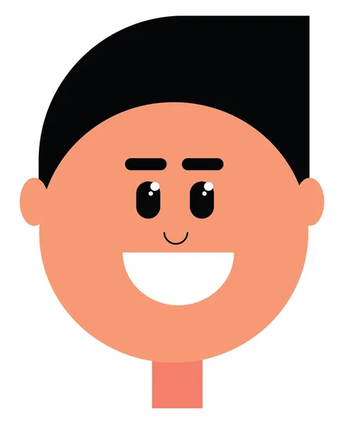 Un chico guapo personaje vector o ilustración de color — Vector de stock