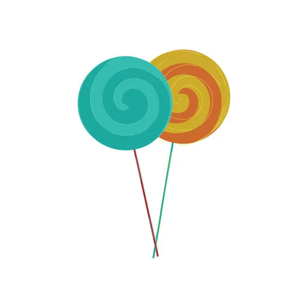 Kleurrijke Lollipop vector of kleur illustratie — Stockvector