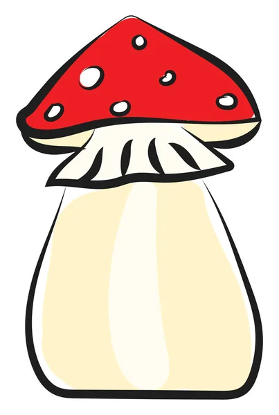 Cliparts eines Ammoniten / Amanita-Caesarea-Vektors oder Farbillustrationen — Stockvektor