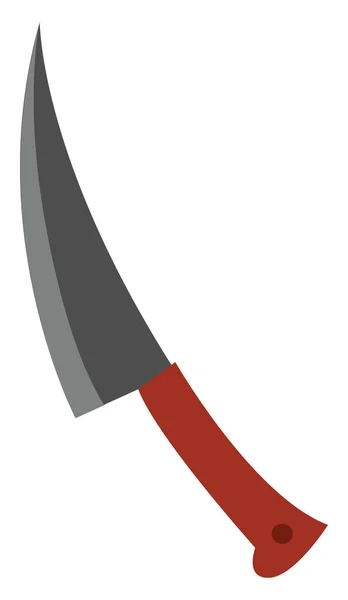Büyük bir bıçak vektörü veya renk çiziminin clipart'ı — Stok Vektör