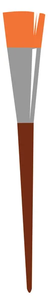 Pintura de un vector de pincel artístico marrón o color illustr — Vector de stock