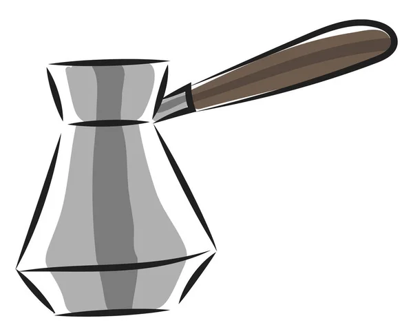 Porträt einer Kaffeemaschine, geeignet für Hausvektor oder Farbe krank — Stockvektor