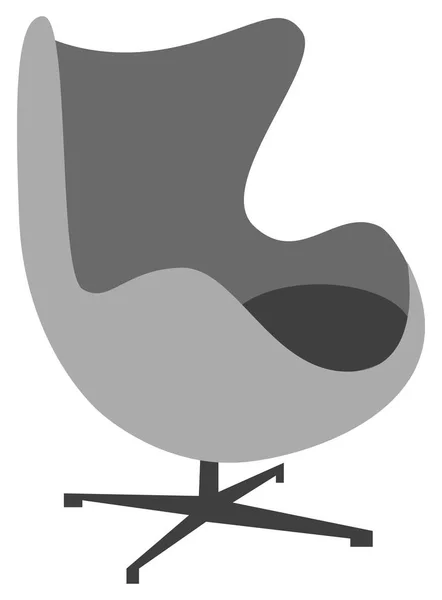 Muebles / Dibujo de un vector de silla de bola o ilustración de color — Vector de stock