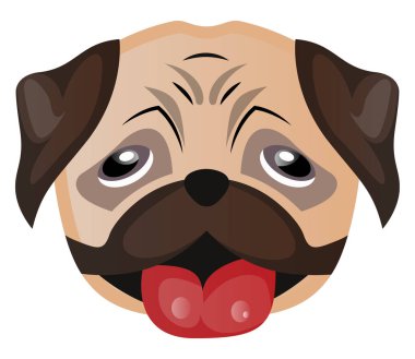 Beyaz arka planda paspas illüstrasyon vektörü