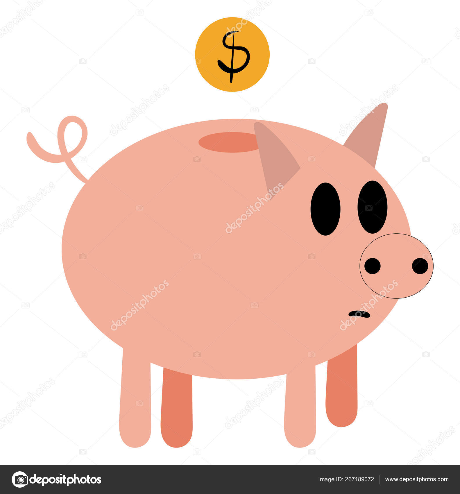 Clipart Clip Art Piggy Bank Clipart Of The Cute Pink - 