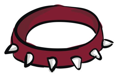 sivri, vektör veya renk illüstrasyon ile yaka