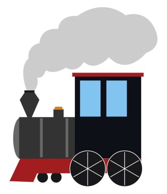 Demiryolu vagonunun clipart / Yolcu arabası, vektör veya renk hasta