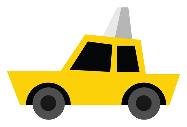 Taxi handgezeichnetes Design, Illustration, Vektor auf weißem Hintergrund — Stockvektor