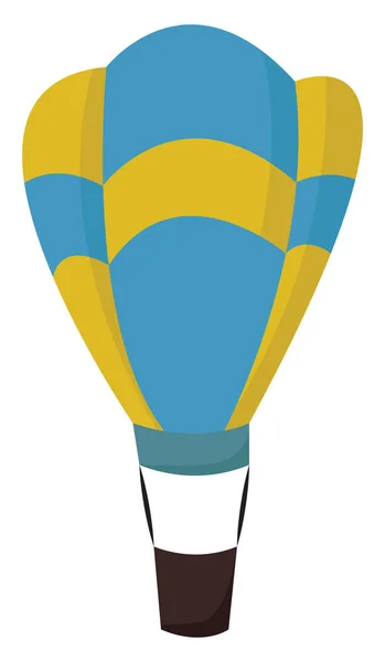 Een heteluchtballon, vector of kleur illustratie — Stockvector