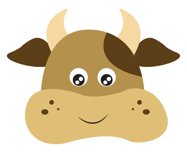 Een vet koe, vector of kleur illustratie — Stockvector
