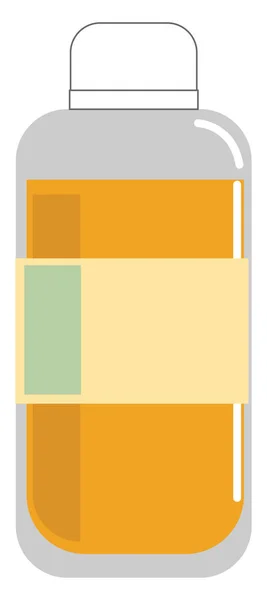 Un recipiente de diluyente, vector o ilustración en color — Vector de stock