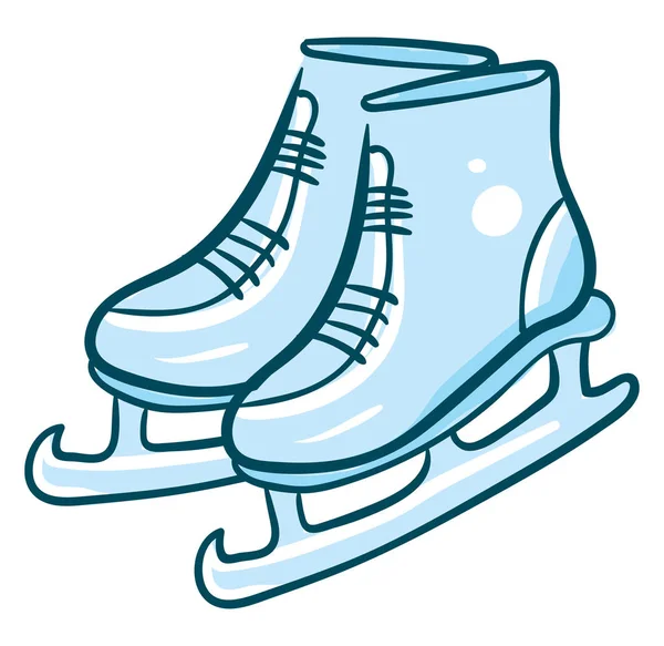 Buty do łyżwiarstwa, wektor lub kolor ilustracji — Wektor stockowy