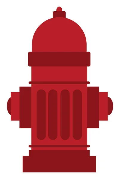 Bouche d'incendie, illustration vectorielle ou couleur — Image vectorielle
