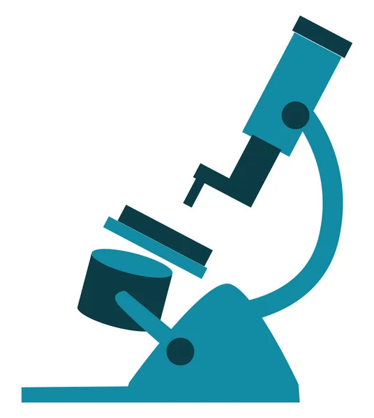 Clipart van student samengestelde microscoop gebruikt voor laboratorium purpo — Stockvector