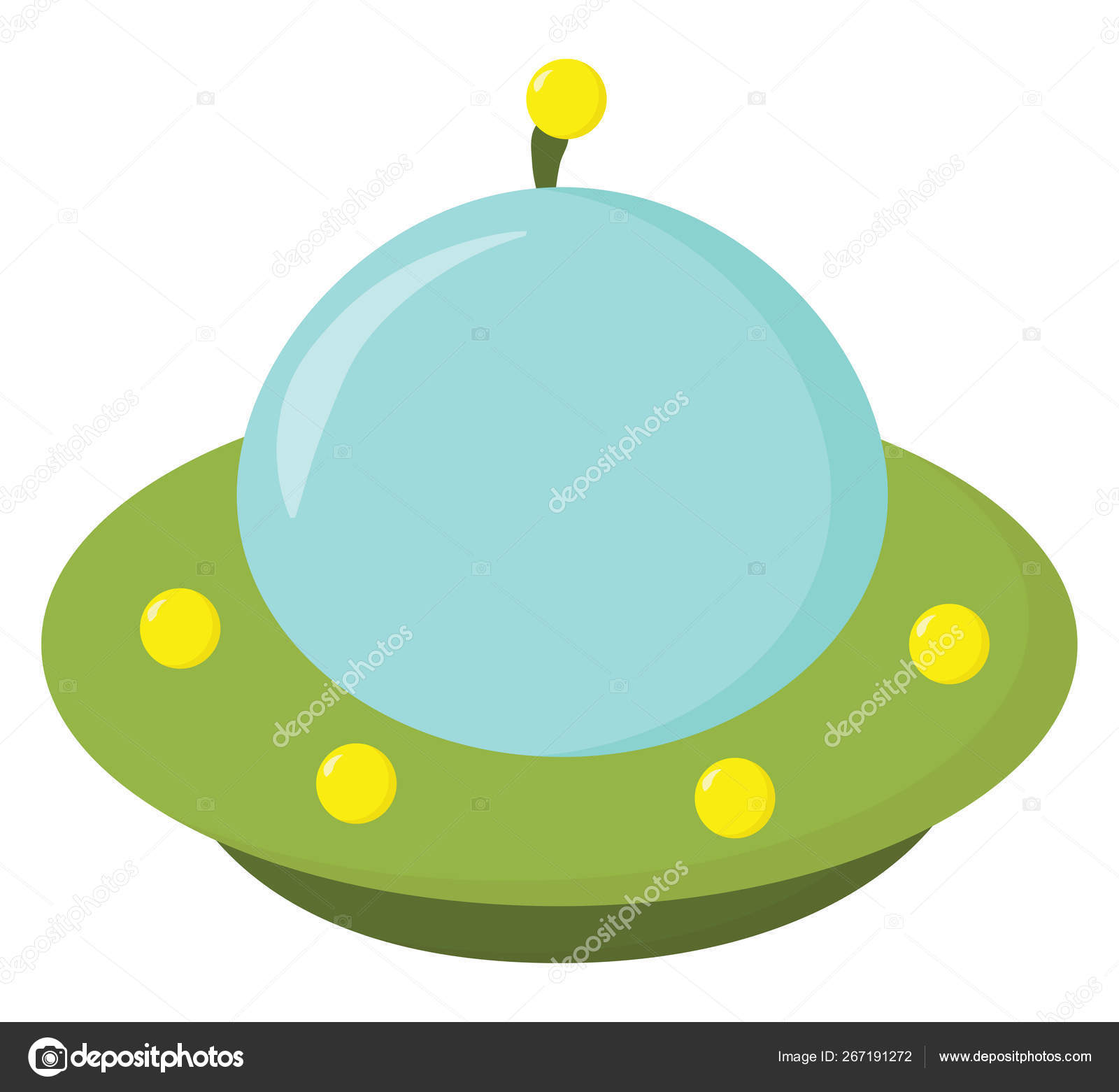 Clipart Of A Ufo Vector Or Color Illustration Vector Image By C Morphart Vector Stock