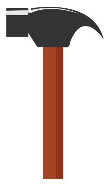 Çekiç, vektör veya renk çizimi. 