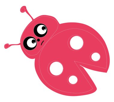 Böcek, vektör veya renk illüstrasyonu. 